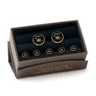 Gold and Onyx 5-Stud Set - SARTORO85