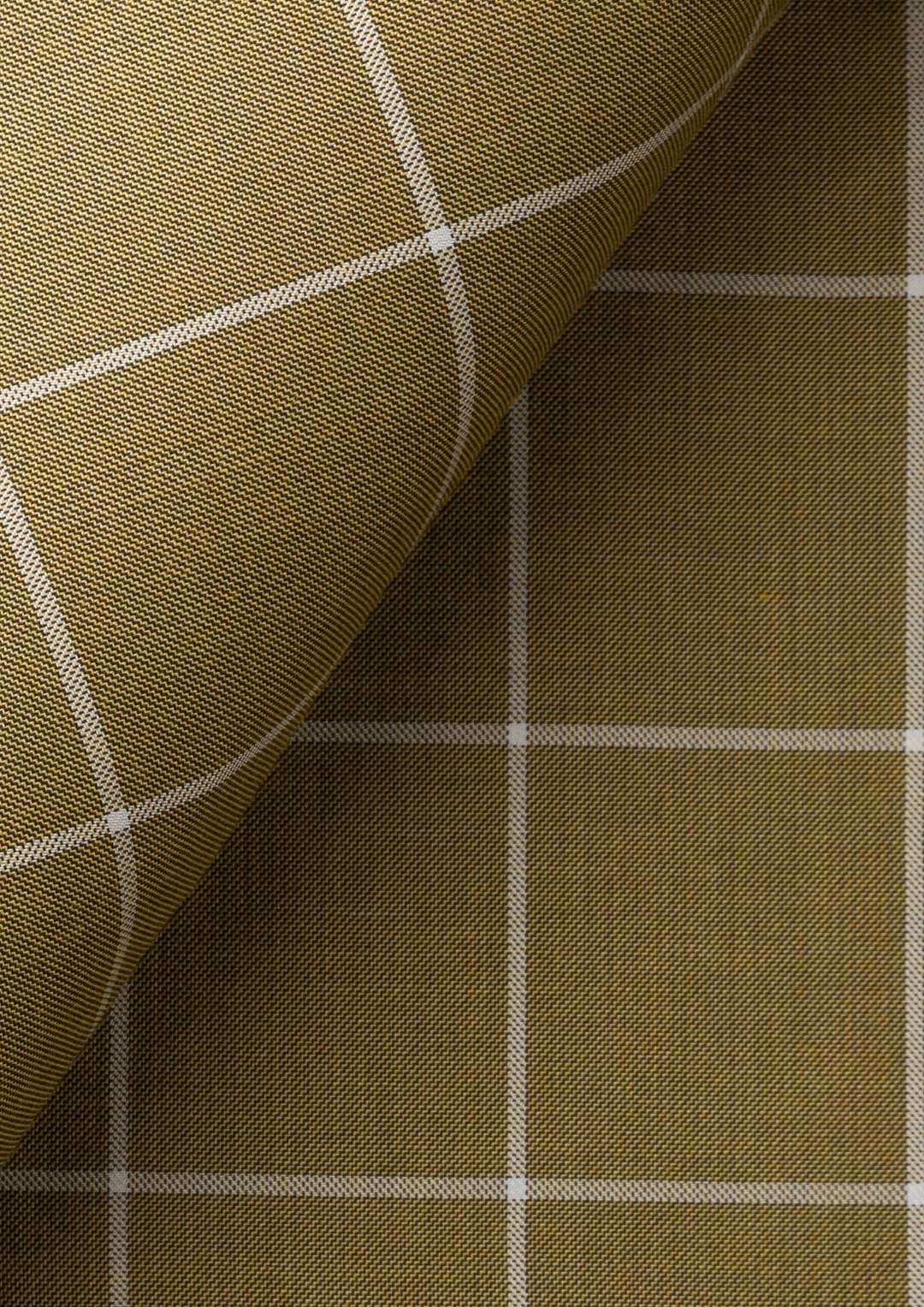 Gold Windowpane Vest - SARTORO