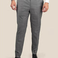 Granite Grey Birdseye Pants - SARTORO