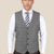 Granite Grey Birdseye Vest - SARTORO