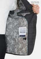Graphite Grey Prince Of Wales Jacket - SARTORO3