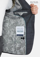 Graphite Grey Prince Of Wales Suit - SARTORO224
