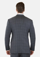 Graphite Grey Prince Of Wales Suit - SARTORO450
