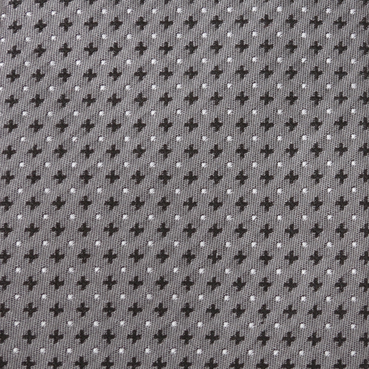 Gray Cross Dot-Men's Tie - SARTORO905