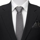 Gray Cross Dot-Men's Tie - SARTORO133