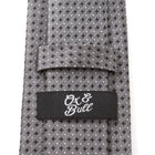 Gray Cross Dot-Men's Tie - SARTORO452
