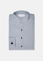 Grey Bamboo Tuxedo Shirt - SARTORO816