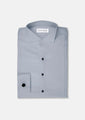 Grey Bamboo Tuxedo Shirt - SARTORO