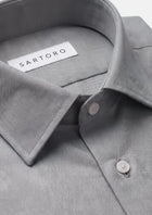 Grey Egyptian Cotton Shirt - SARTORO818