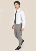 Grey Houndstooth Pants - SARTORO