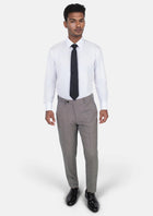 Grey Houndstooth Pants - SARTORO545