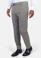 Grey Houndstooth Pants - SARTORO39