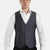 Grey Microcheck Vest - SARTORO