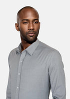 Grey Ultrasoft Bamboo Shirt - SARTORO404