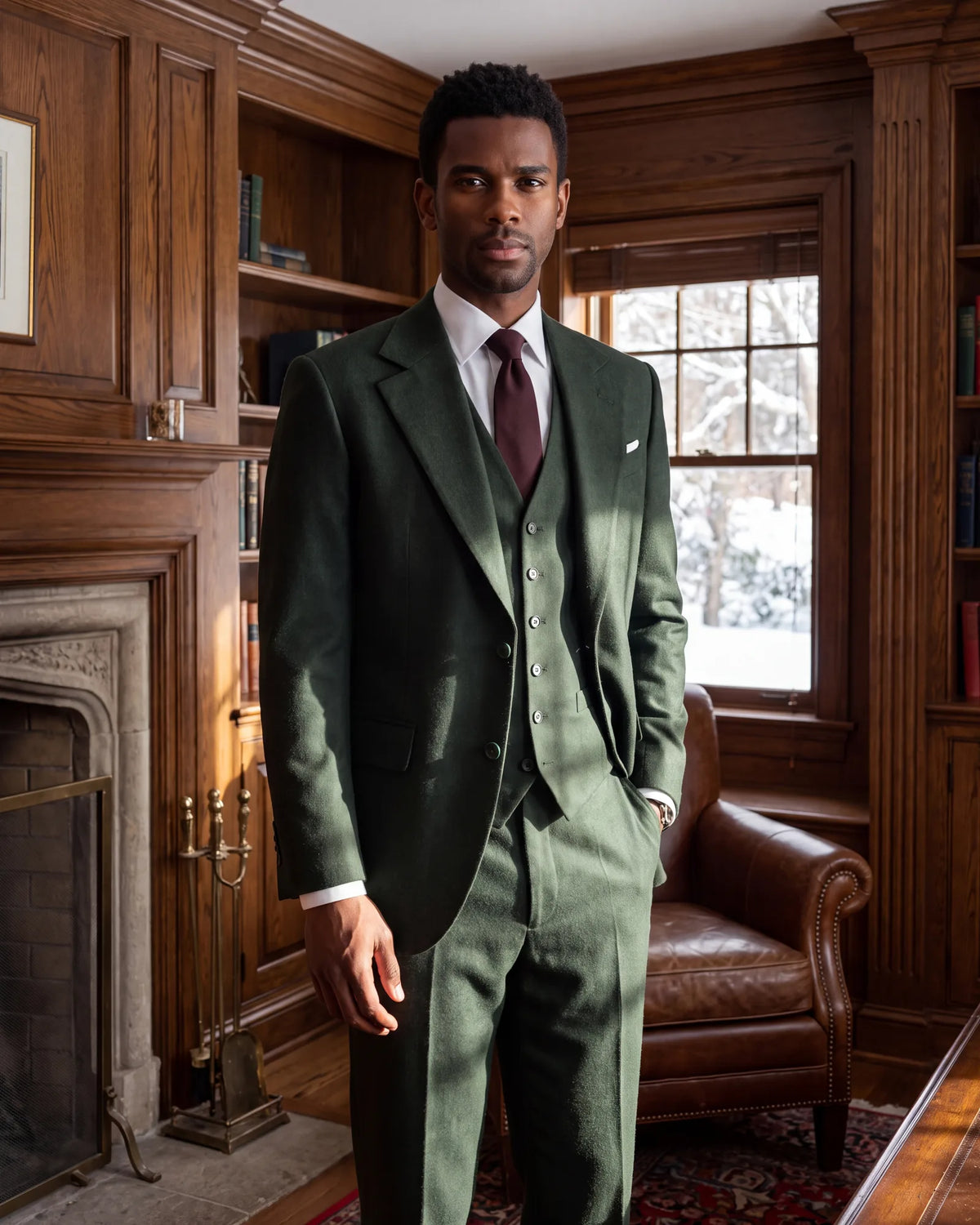 Dressing for a wedding or a formal evening? Add a vest, so you stay dressed up with the jacket off.