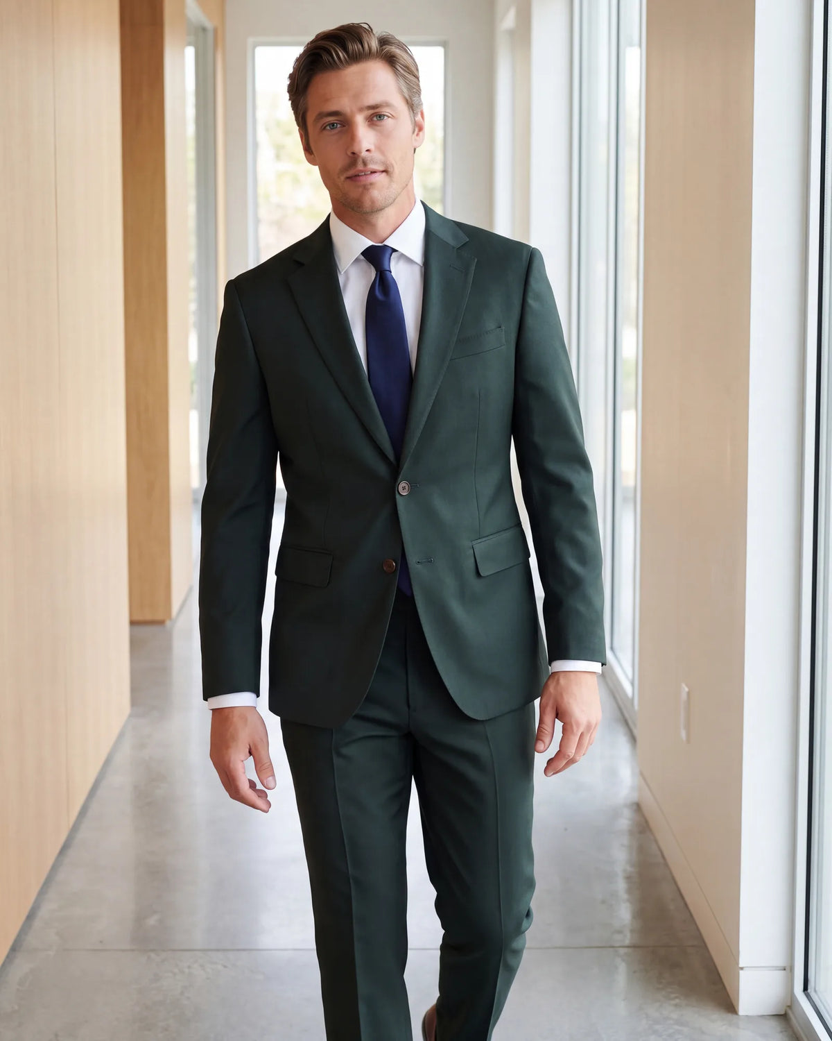 Want one suit for most occasions? Choose a two-piece, and change the shirt and shoes to change the mood.