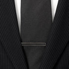 Gunmetal and Onyx Inlaid Tie Clip - SARTORO78