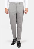 Harbor Grey Sharkskin Pants - SARTORO