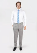 Harbor Grey Sharkskin Pants - SARTORO