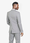 Harbor Grey Sharkskin Suit - English Party - SARTORO