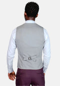 Harbor Grey Sharkskin Vest - English Party - SARTORO