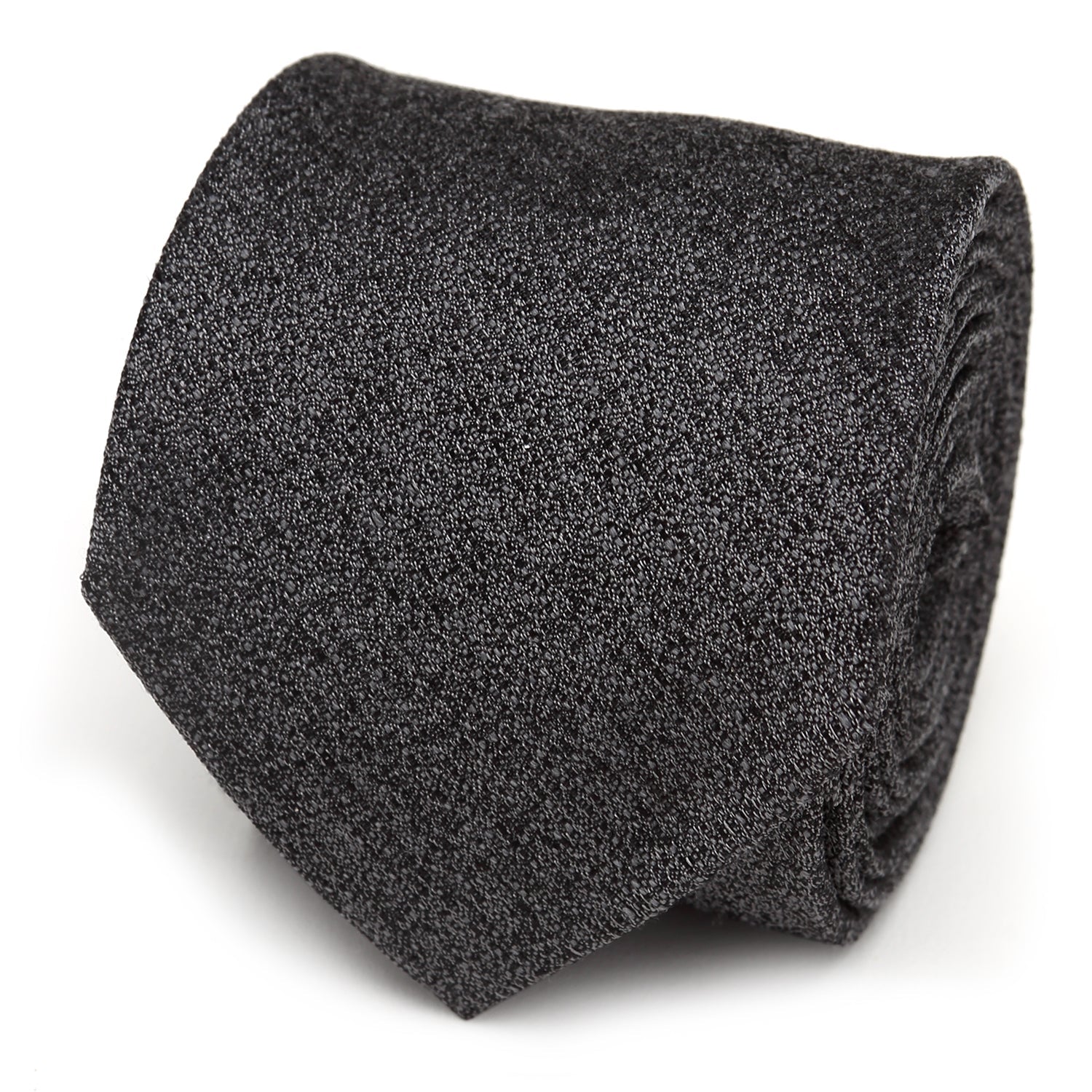 Heathered Gray Wool Men's Tie - SARTORO373