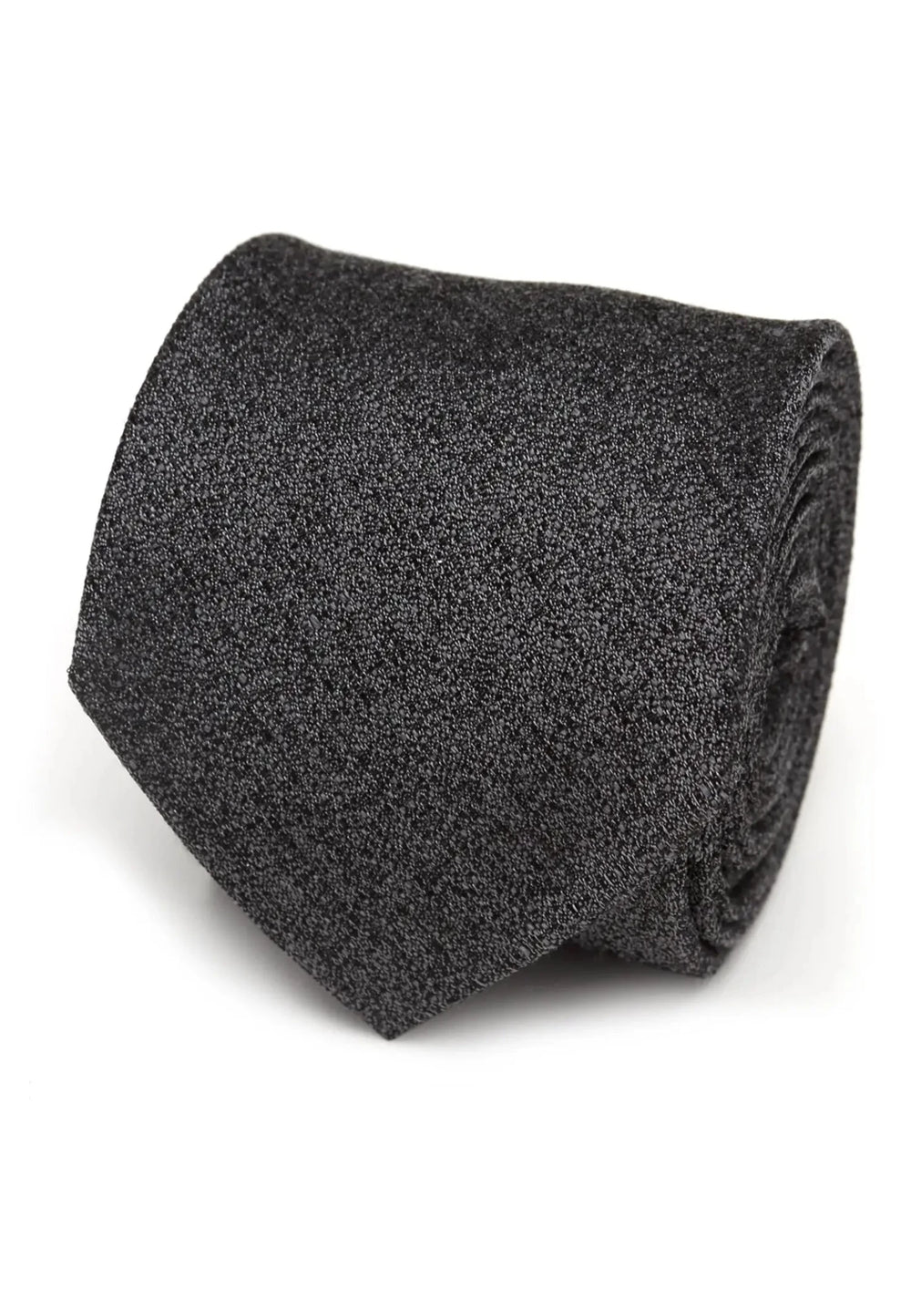 Heathered Gray Wool Men's Tie358