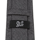 Heathered Gray Wool Men's Tie - SARTORO85