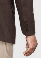 Hickory Brown Herringbone Ellis Jacket - SARTORO177