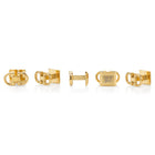 Horse Bit Gold Stainless Steel 5-Stud Set - SARTORO52
