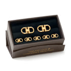 Horse Bit Gold Stainless Steel 5-Stud Set - SARTORO966