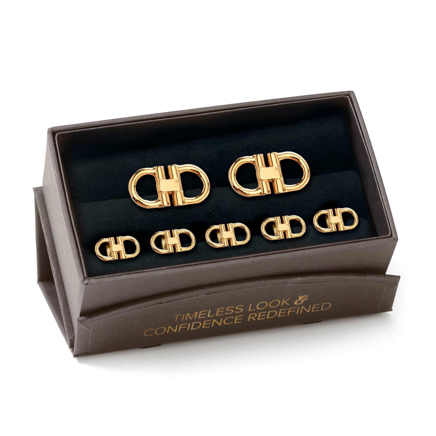 Horse Bit Gold Stainless Steel 5-Stud Set - SARTORO332