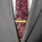 Horse Bit Gold Stainless Steel Tie Bar - SARTORO833