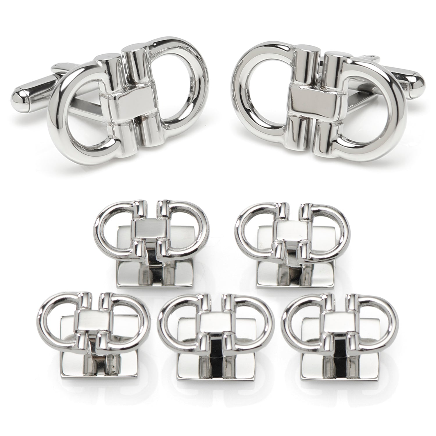 Horse Bit Stainless Steel 5-Stud Set61
