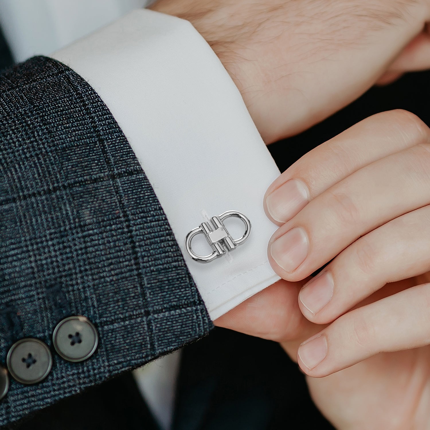 Horse Bit Stainless Steel Cufflinks - SARTORO522