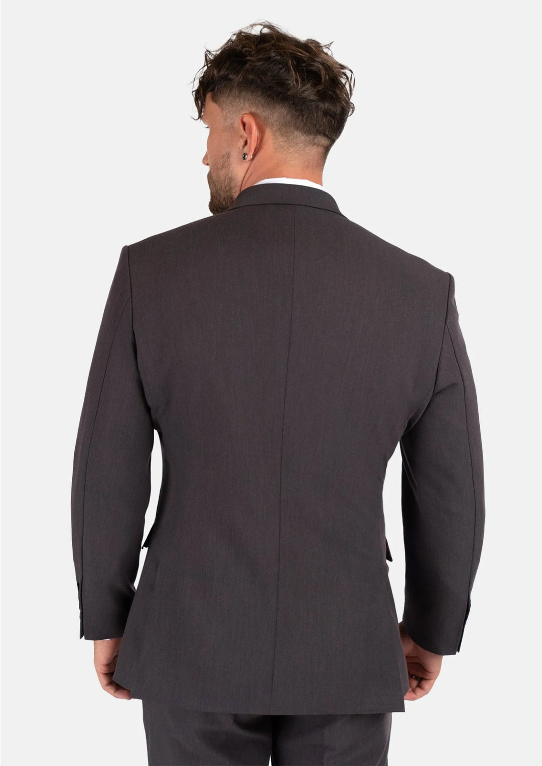 Hudson Charcoal Stretch Jacket - SARTORO