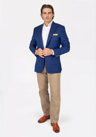 Hudson Empire Blue Windowpane Jacket - SARTORO220