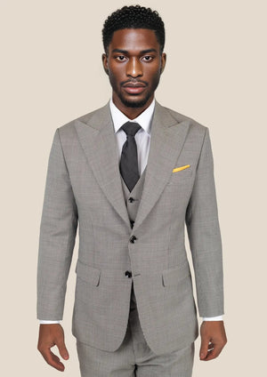 Hudson Grey Houndstooth Suit - SARTORO