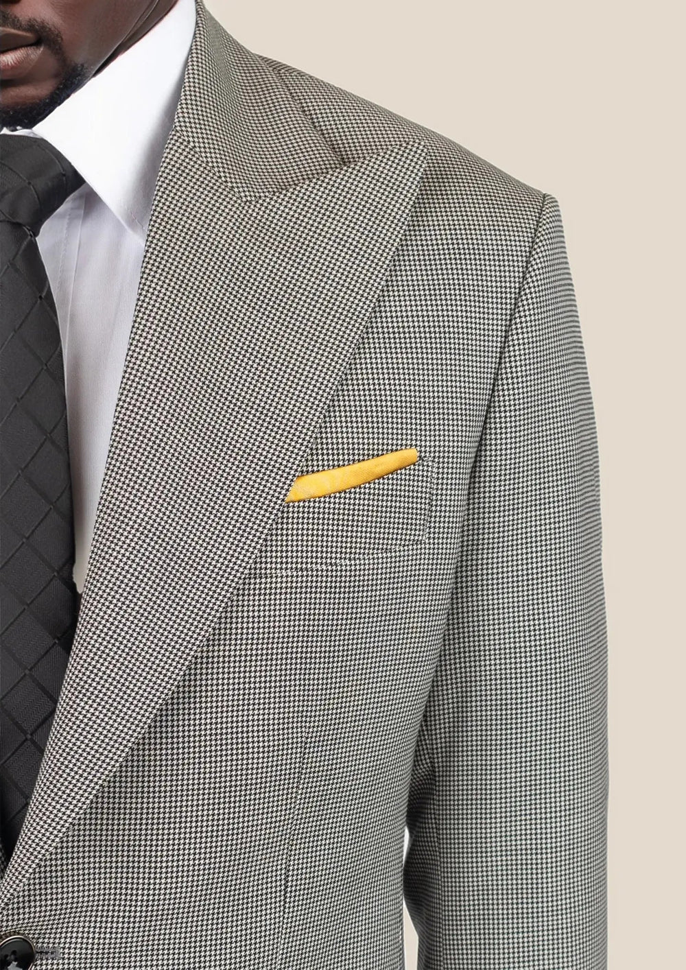 Hudson Grey Houndstooth Suit - SARTORO