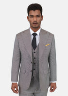 Hudson Grey Houndstooth Suit - SARTORO322