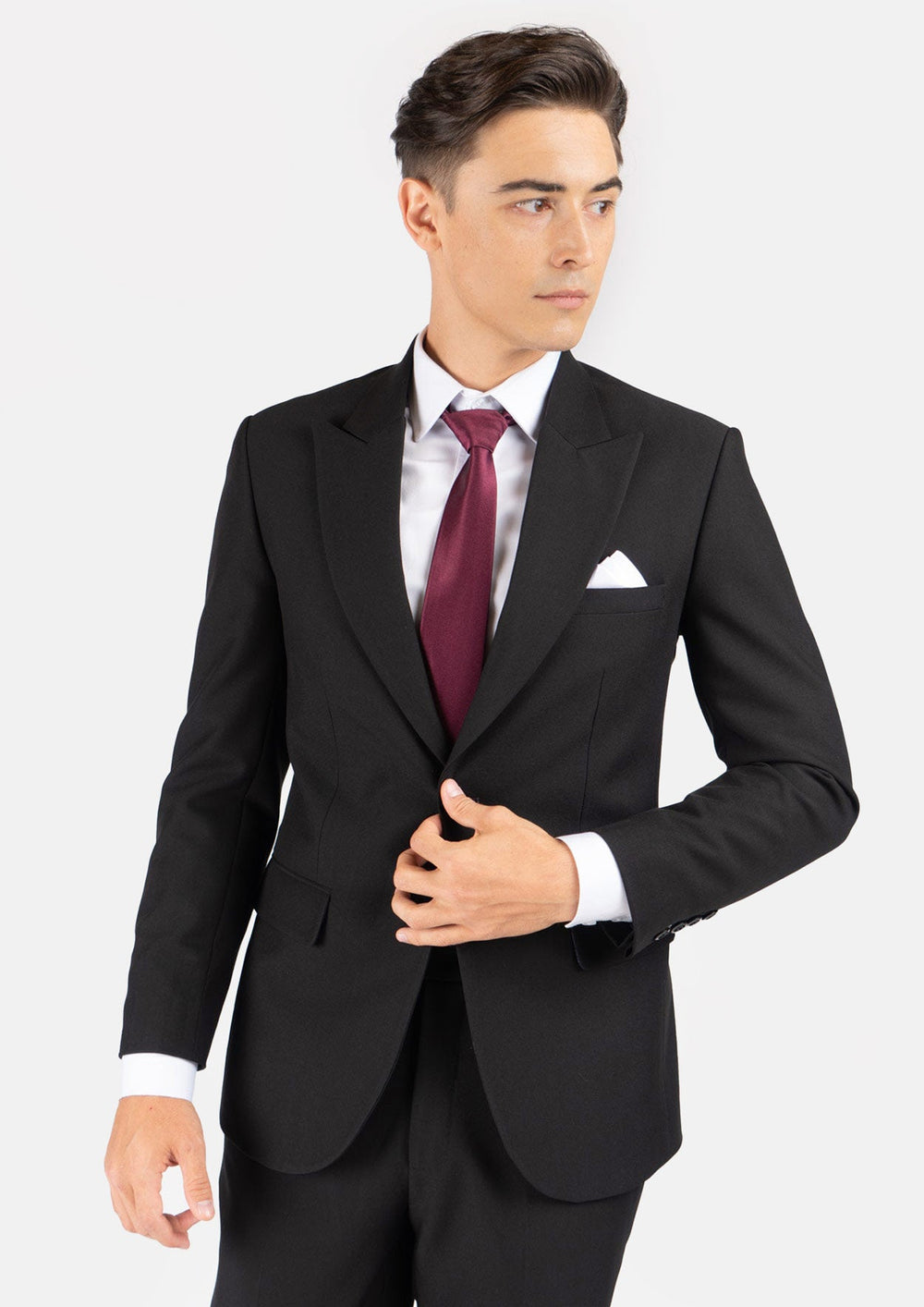 Midnight Black Stretch Suit575