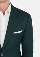 Hudson Phthalo Green Linen Jacket - SARTORO910
