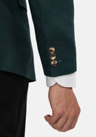 Hudson Phthalo Green Linen Jacket - SARTORO790