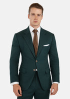 Hudson Phthalo Green Linen Suit - SARTORO774