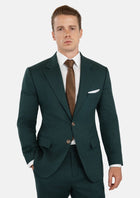 Hudson Phthalo Green Linen Suit - SARTORO152