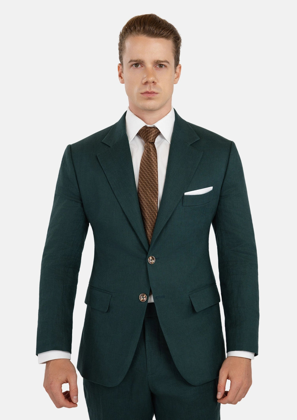 Phthalo Green Linen Suit577