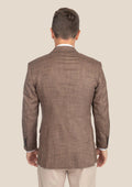 Hudson Tawny Brown Hopsack Jacket - SARTORO