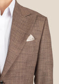 Hudson Tawny Brown Hopsack Jacket - SARTORO