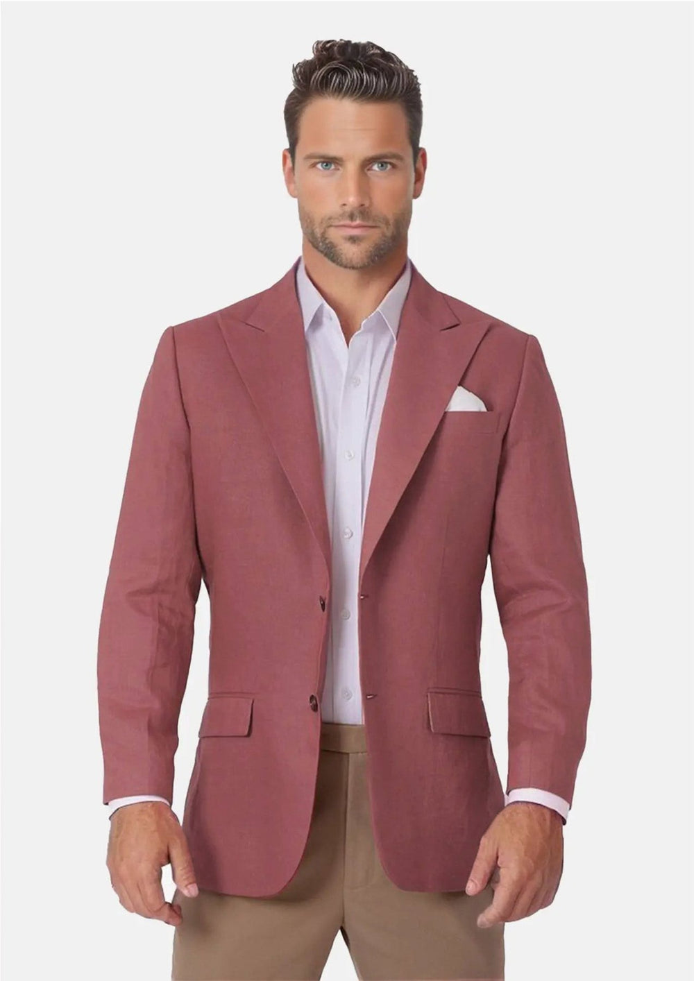 Tuscan Red Linen Jacket845