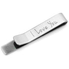 I Love You Hidden Message Tie Bar - SARTORO42